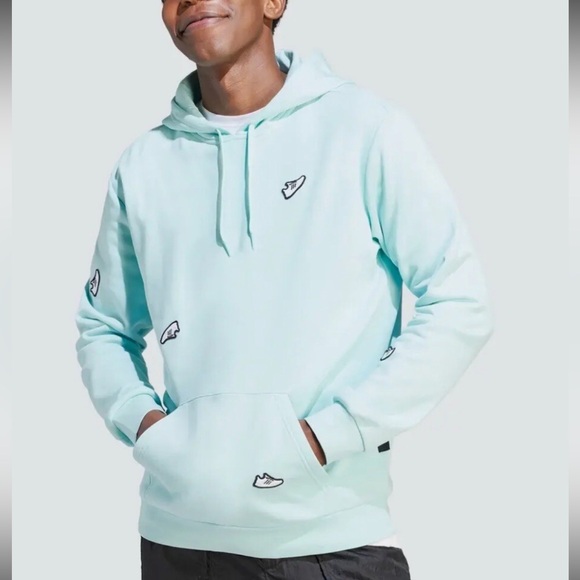 adidas Other - NWT: Men’s Adidas Originals Undeniable Graphic Hoodie In Semi Flash Aqua• Medium